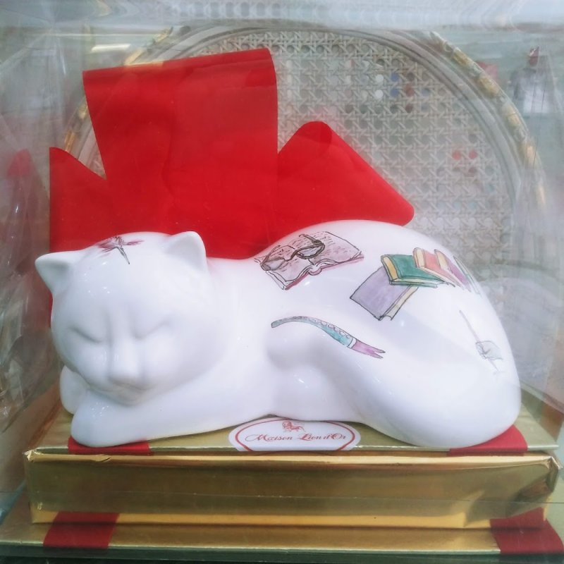 Gato de ceramica