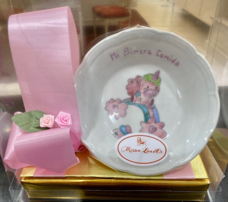 Platito porcelana Mi primera comida