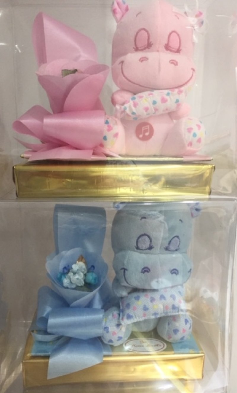  Hipopotamo bebe con almohada 